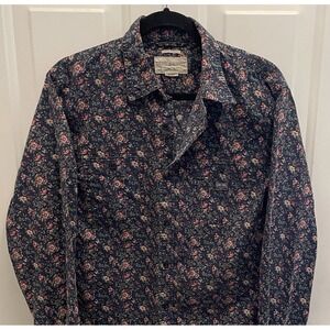 Ralph Lauren Denim & Supply Button Down Shirt Mens Large Floral Preppy Casual
